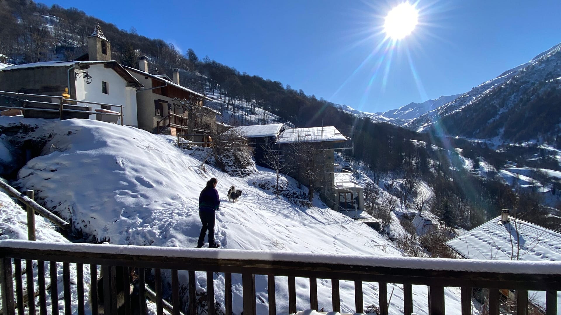 Chalet la Bergerie au printemps