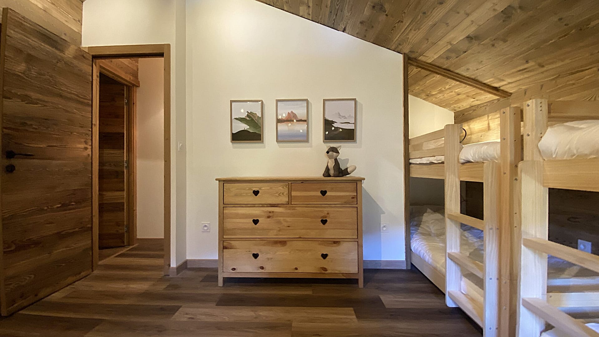 Chalet La Bergerie - Chambre 4 personnes - vue 3